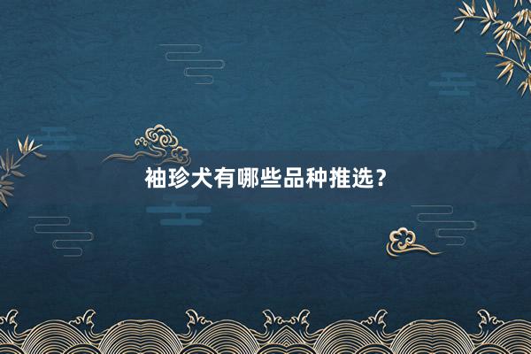 袖珍犬有哪些品种推选?